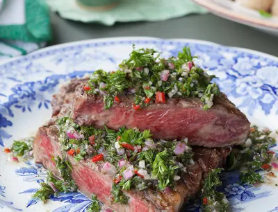 Chimichurri på kött