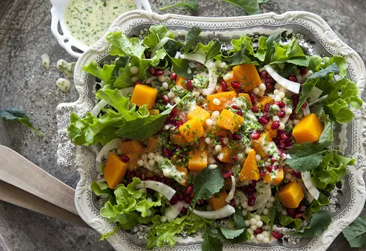 Marockansk sallad med nobisdressing