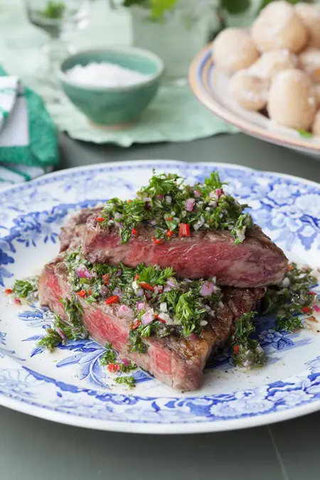 Chimichurri på kött